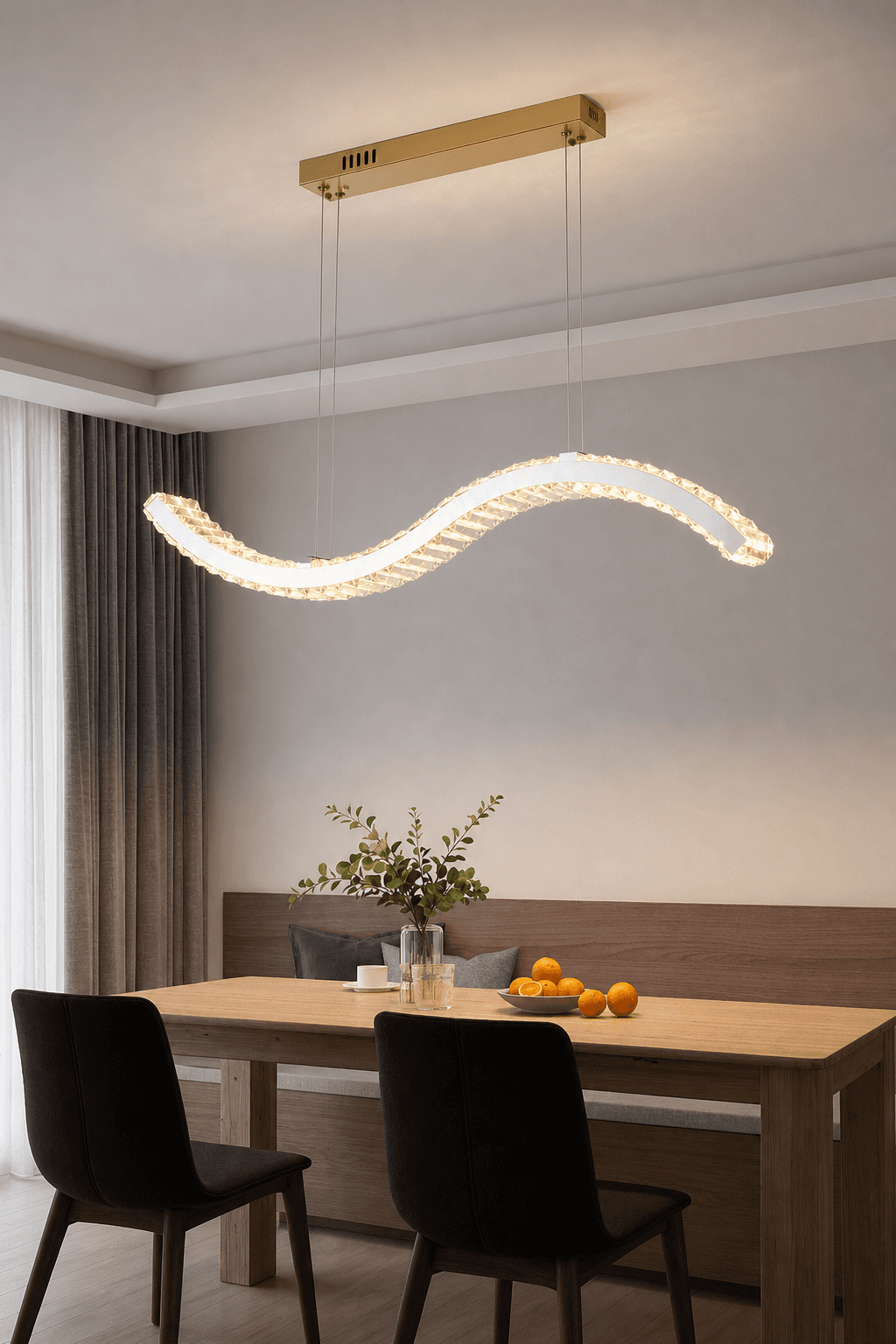 Luxury Stainless Steel Pendant Lamp