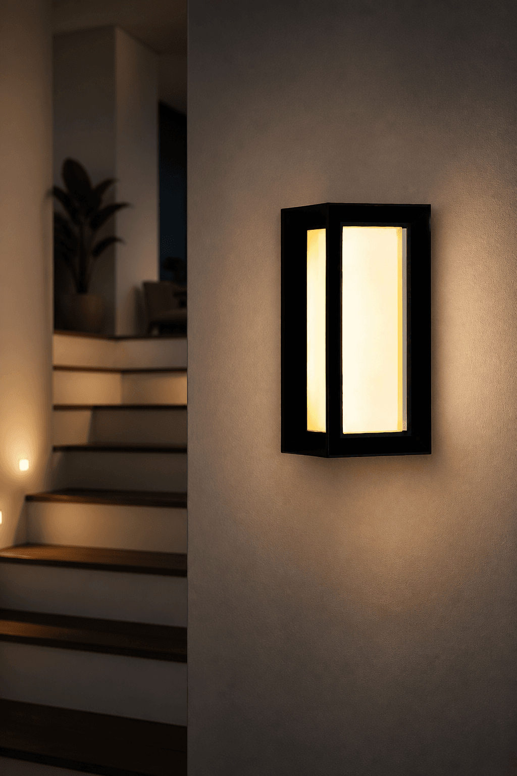 Motion Sensor Smart LED Wall Lamp for Hallways and Stairs