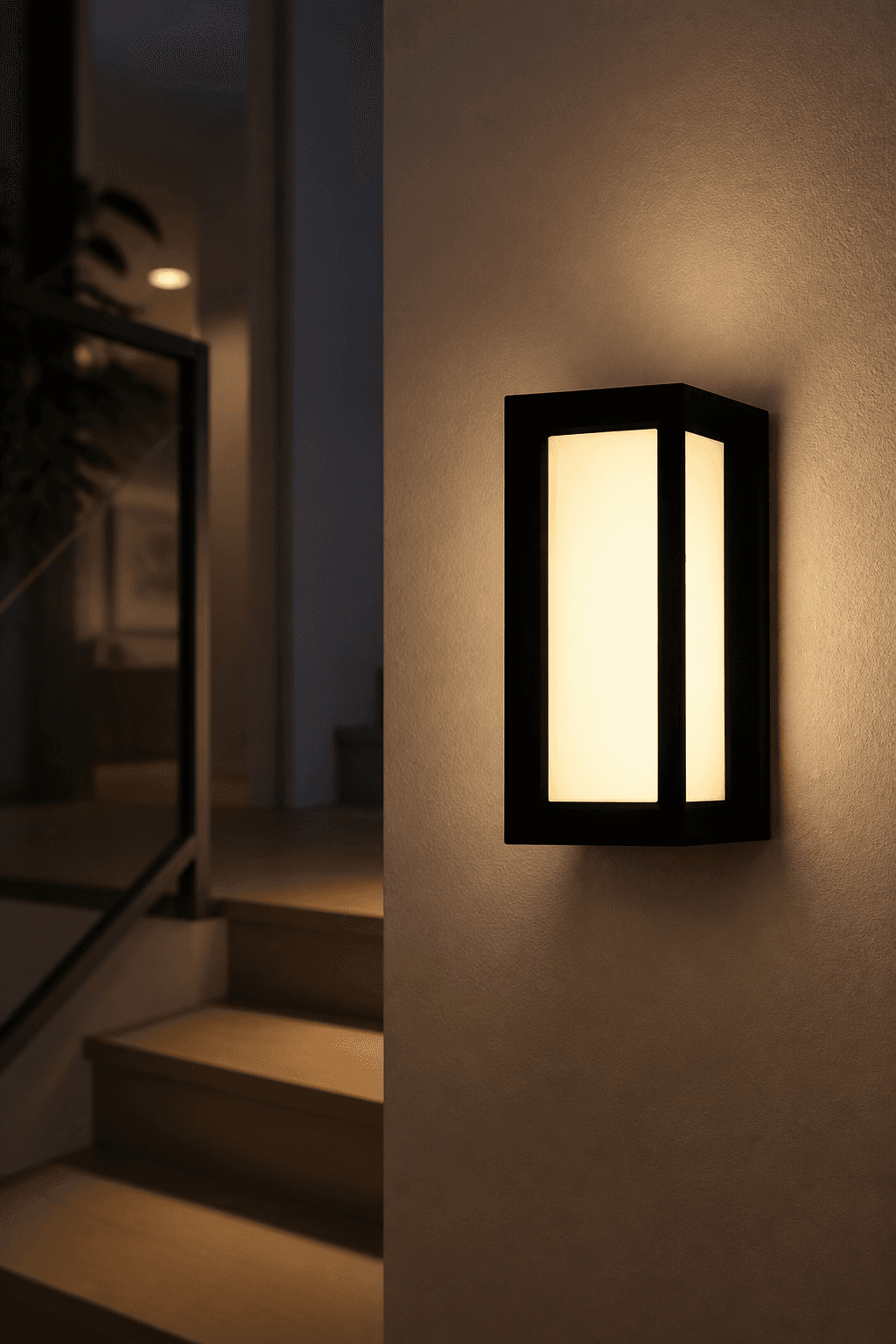 Motion Sensor Smart LED Wall Lamp for Hallways and Stairs