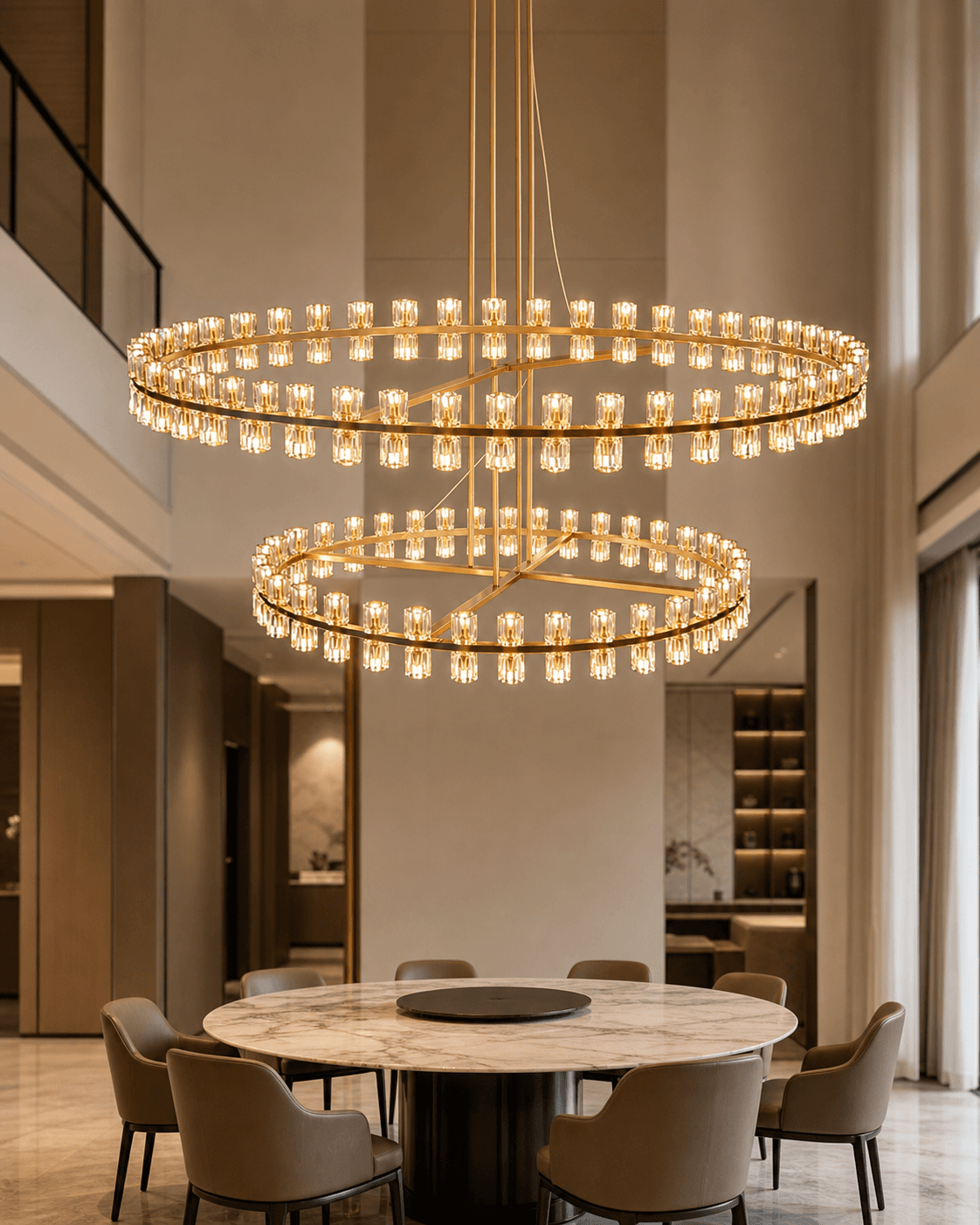 Crystal Chandelier with Modern American Luxury Design