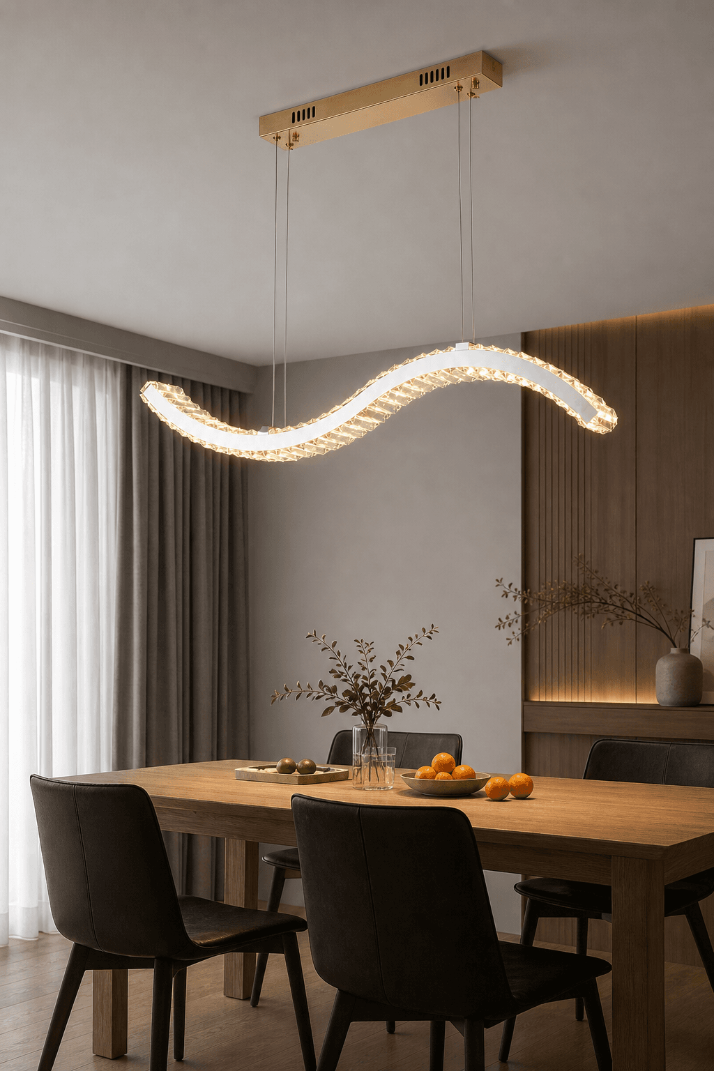 Luxury Stainless Steel Pendant Lamp