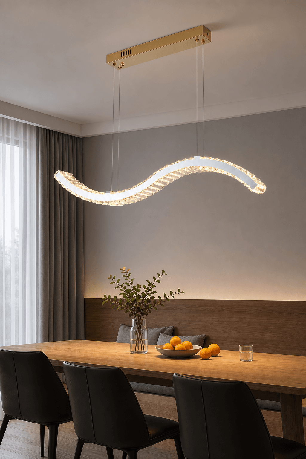 Luxury Stainless Steel Pendant Lamp