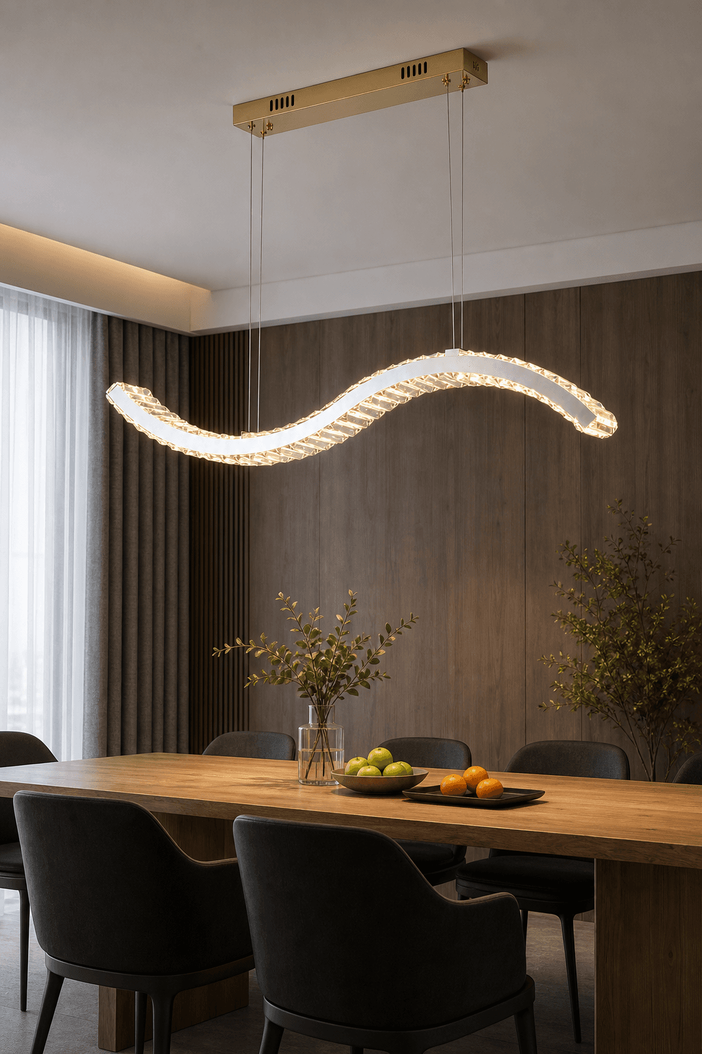 Luxury Stainless Steel Pendant Lamp