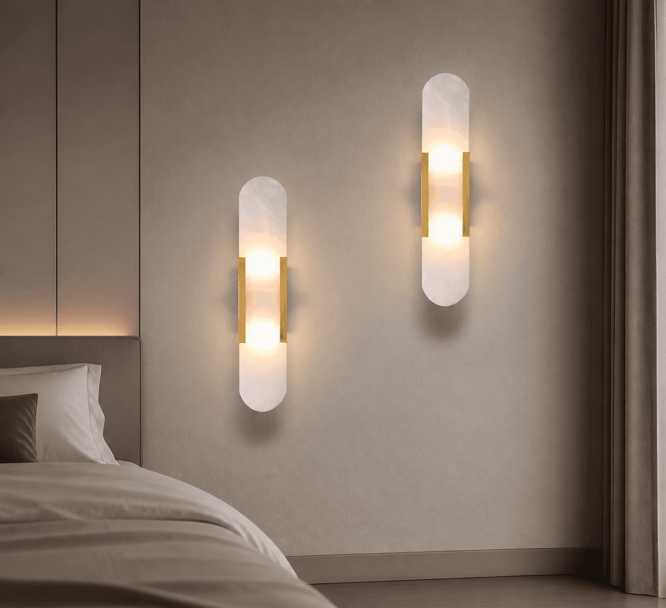 Nordic Natural Marble Wall Lamp