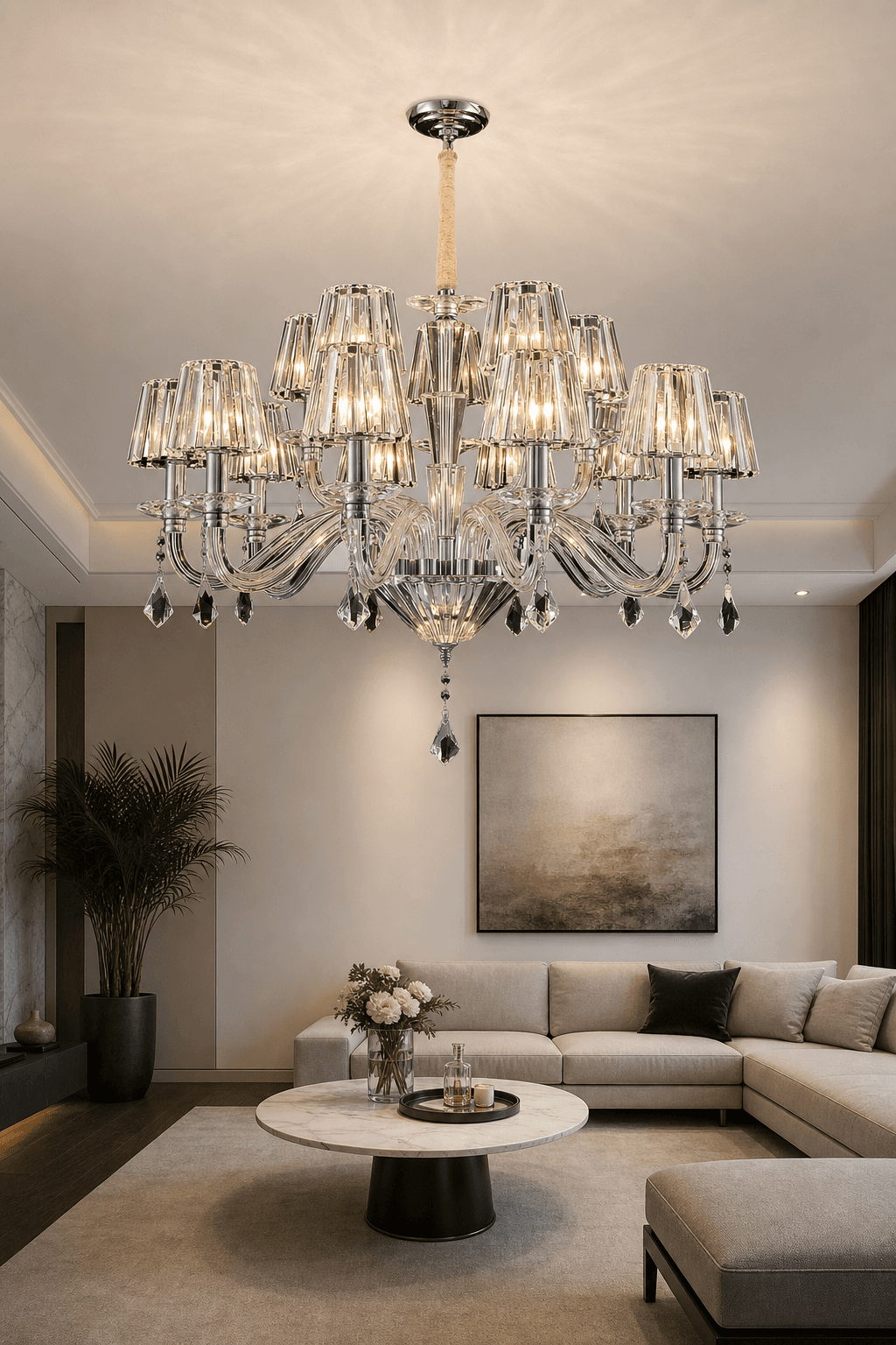 Luxury Modern Crystal Chandelier