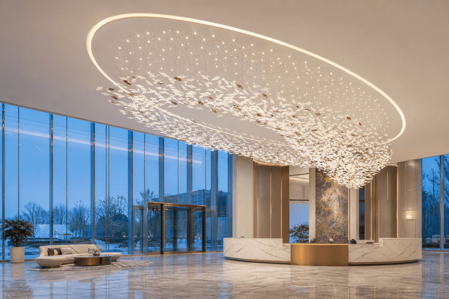Modern Luxury Chandelier for Villa Hotel