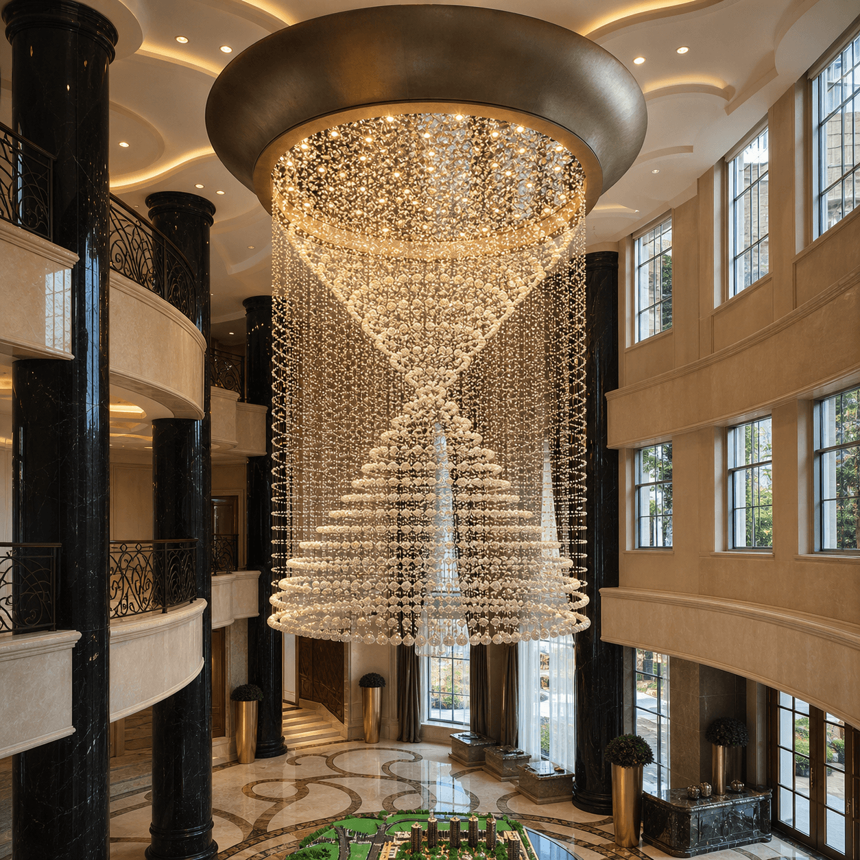 European Style Crystal Chandelier for Living Room