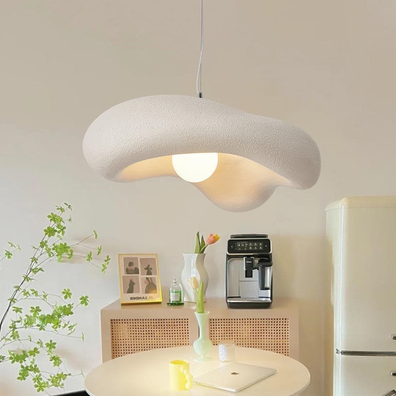 Modern Oval Bean Resin Pendant Lamp
