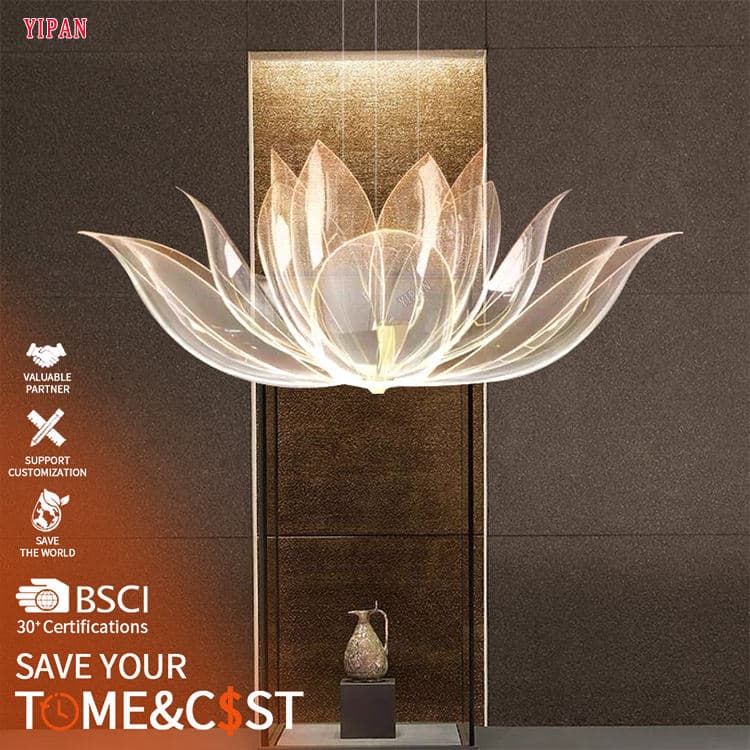 Custom Chinese LED 50 Glass Chandelier - Modern Art Lighting