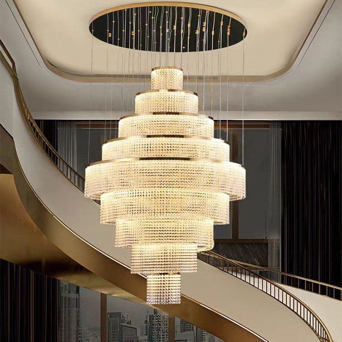 Crystal Chandelier with Premium Crystal Accents for Elegant Dining Rooms