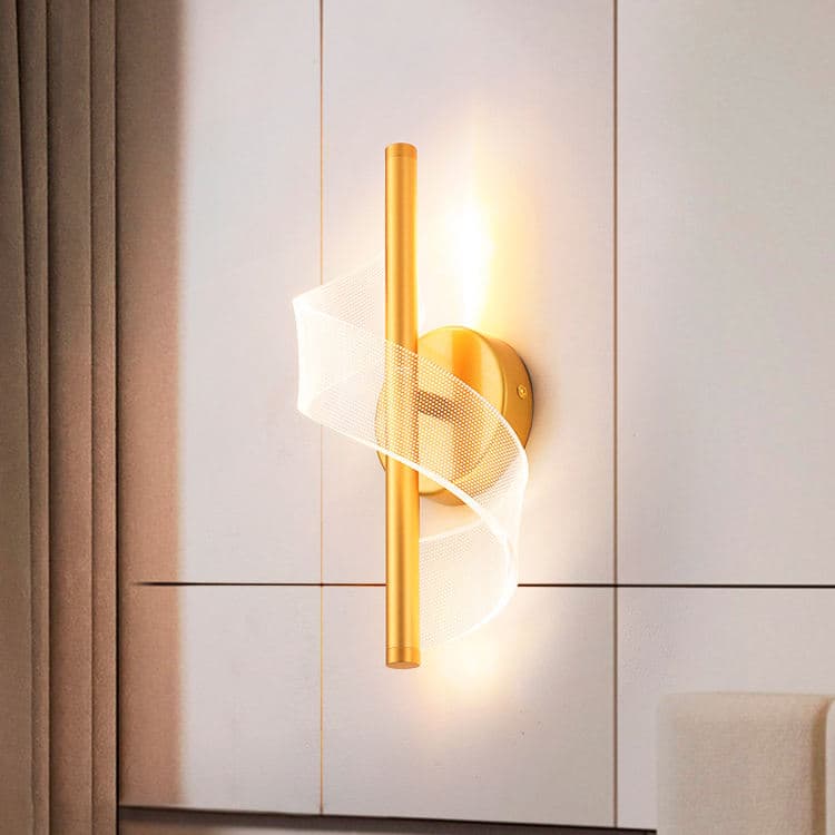 Modern Aluminum LED Wall Sconce for Living Room