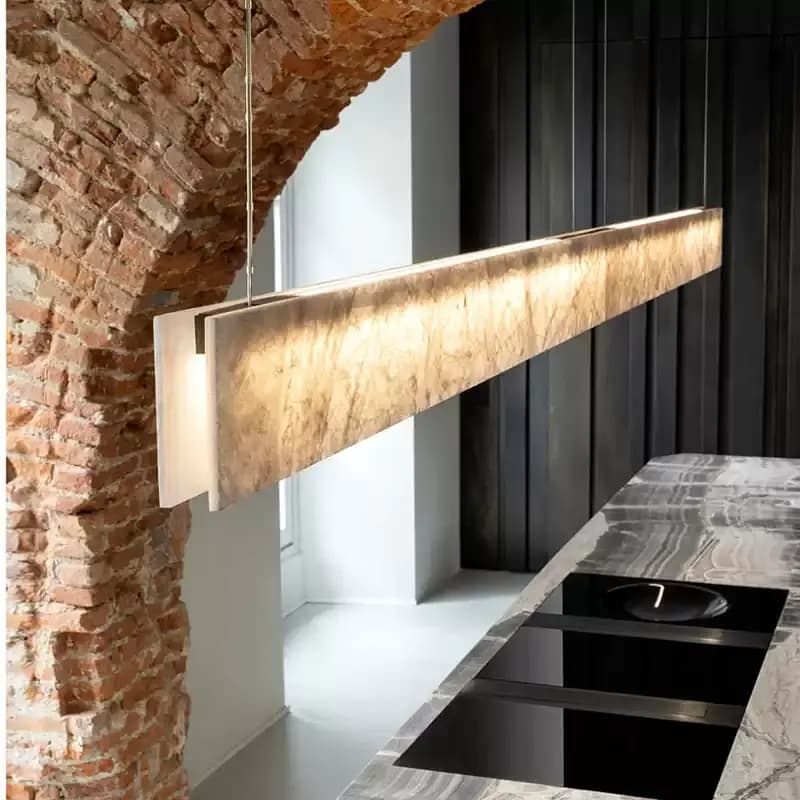 Marble Dining Table Chandelier