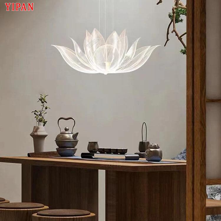 Custom Chinese LED 50 Glass Chandelier - Modern Art Lighting