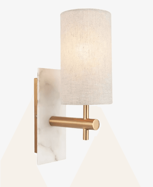 Classic Brass Marble Wall Sconce, Classic Brass Marble Wall Sconce, operation03