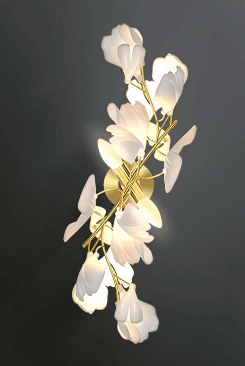 Gingko Flowers Wall Lamp, Gingko Flowers Wall Lamp, operation03