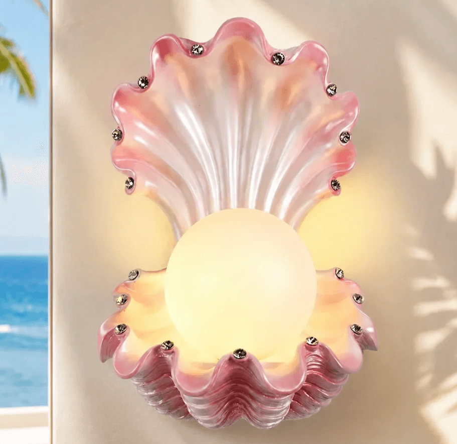 Rynthal Modern Dual Scallop Glass Wall Lamp, Rynthal Modern Dual Scallop Glass Wall Lamp, operation03