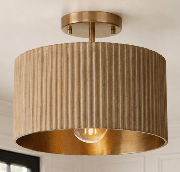 Jovani Farmhous Fluted Resin Drum Ceiling Light, Jovani Farmhouse Fluted Resin Drum Ceiling Light, operation03