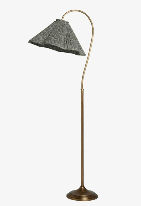Veslin Floral Gooseneck Floor Lamp - Housewarming Gift, Veslin Floral Gooseneck Floor Lamp, operation03