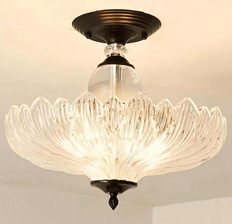 Wyrith Vintage Flower Crystal Flush Mount Light, Wyrith Vintage Flower Crystal Flush Mount Light, operation03