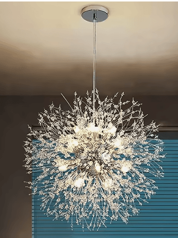 Dandelion Crystal Starburst Chandelier, Dandelion Crystal Starburst Chandelier, operation03