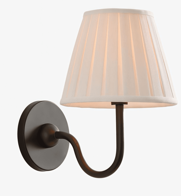 Luvora Vintage Wall Light with Linen Shade - Warm Glow for Bedrooms, Luvora Vintage Wall Light with Linen Shade, operation03