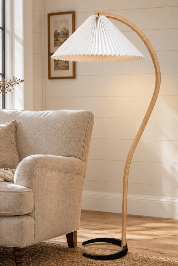 Anamika Retro Mid Century Wooden Floor Lamp, Anamika Retro Mid Century Wooden Floor Lamp, operation03