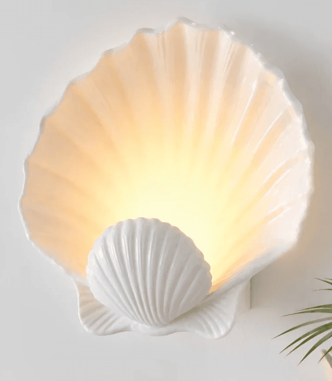 Ottavia Modern Ceramic Shell Wall Light, Ottavia Modern Ceramic Shell Wall Light, operation03