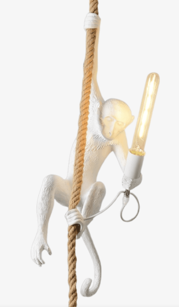 Seletti Whimsical Resin Monkey Pendant Light, Seletti Whimsical Resin Monkey Pendant Light, operation03