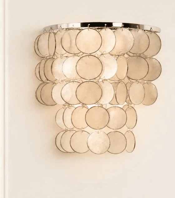 Dwyn Natural Tiered Capiz Shell Wall Light, Dwyn Natural Tiered Capiz Shell Wall Light, operation03