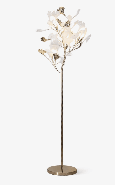 Gingko Leaf Floor Lamp for Small Spaces, Gingko Leaf Floor Lamp for Small Spaces, operation03