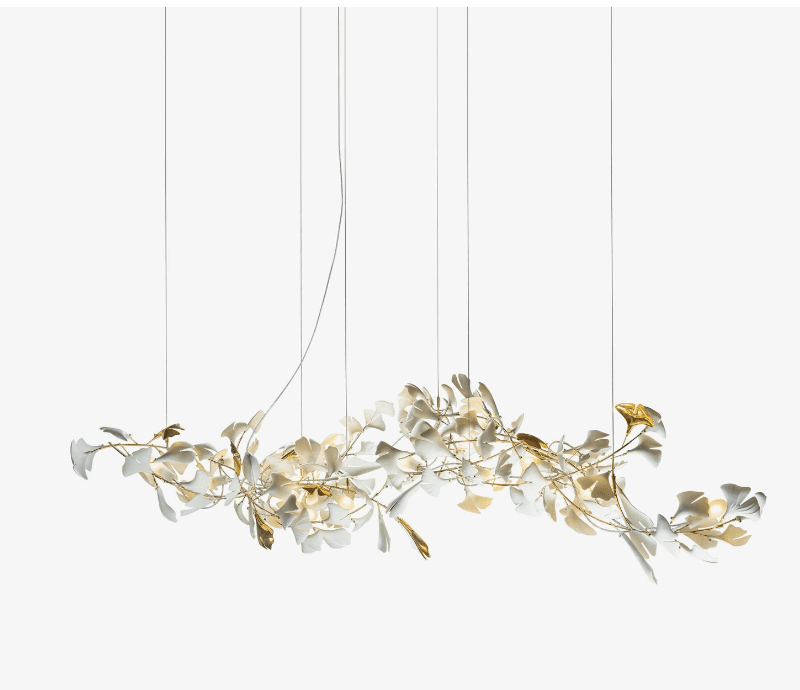 Gingko Leaves Chandelier, Gingko Leaves Chandelier, operation03