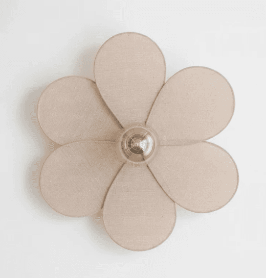 Linen Blossom Wall Lamp, Linen Blossom Wall Lamp, operation03