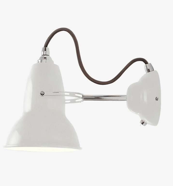 Modryx Retro Metal Wall Lamp - Industrial Wall Lamp with Adjustable Arm for Bedrooms and Offices, Modryx Retro Metal Wall Lamp White, operation03