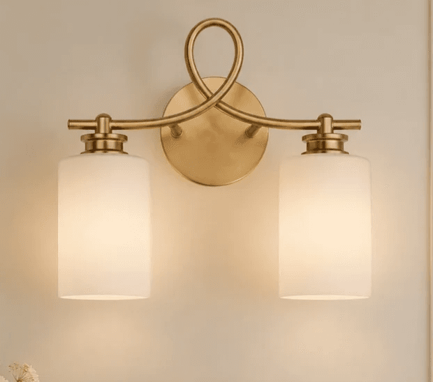 Litae Looped Arm Milk Glass Bathroom Vanity Light, Litae Looped Arm Milk Glass Bathroom Vanity Light, operation03