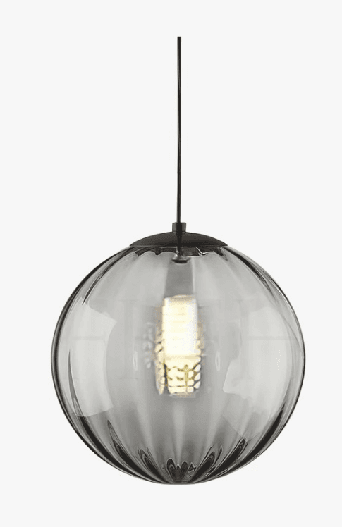 Lunorie Metal and Glass Globe Pendant Light, Lunorie Metal and Glass Globe Pendant Light, operation03