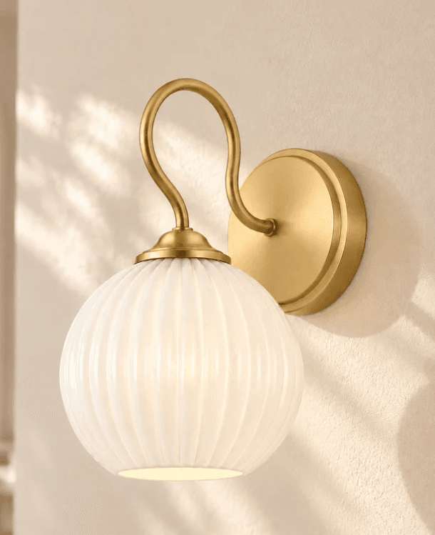 Fflew Vintage Fluted Glass Globe Wall Sconce, Fflew Vintage Fluted Glass Globe Wall Sconce, operation03