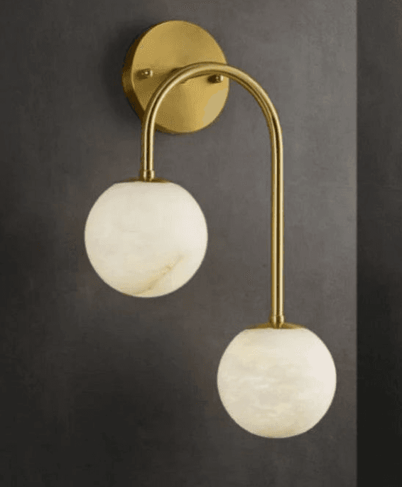 Contemporary Alabaster Wall Sconce for Bedroom Reading, Contemporary Alabaster Wall Sconce, operation03