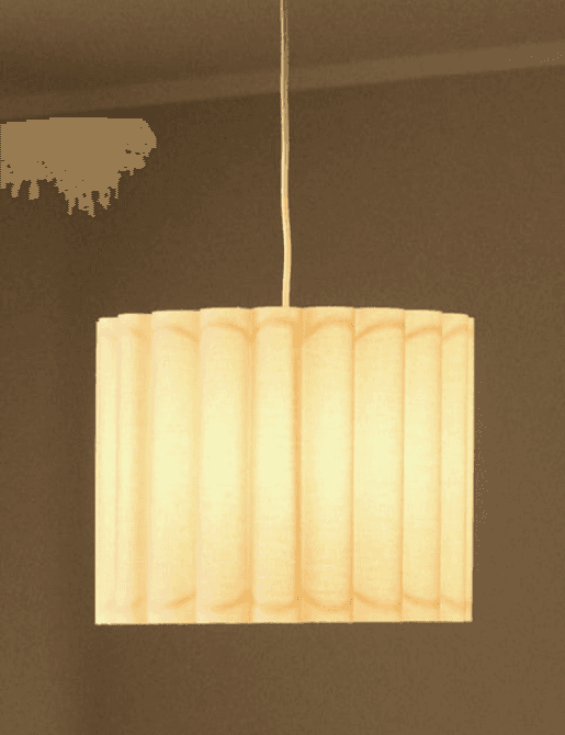 Thalissea Minimalist Linen White Pendant Light, Thalissea Minimalist Linen White Pendant Light, operation03