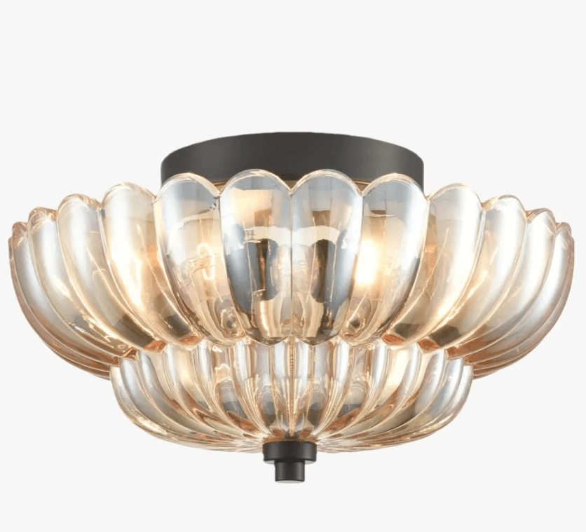Orilanavo Elegant Ribbed Glass Artistic Ceiling Lamp, Orilanavo Elegant Ribbed Glass Artistic Ceiling Lamp, operation03