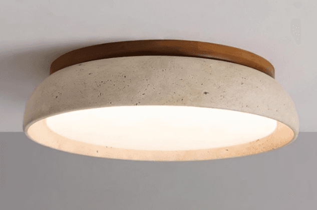 Nox Travertine Ceiling Lamp for Bedroom, Nox Travertine Ceiling Lamp for Bedroom, operation03