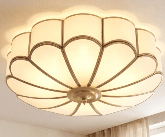 Eldor Gold Flower Shape Glass Recessed Ceiling Light, Eldor Gold Flower Shape Glass Recessed Ceiling Light, operation03
