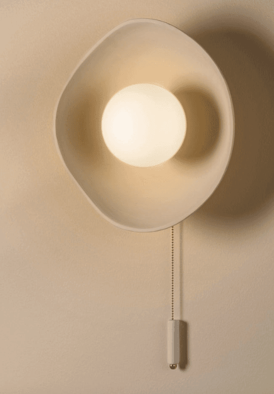 Ember Modern Bowl Ceramic Wall Sconce, Ember Modern Bowl Ceramic Wall Sconce, operation03